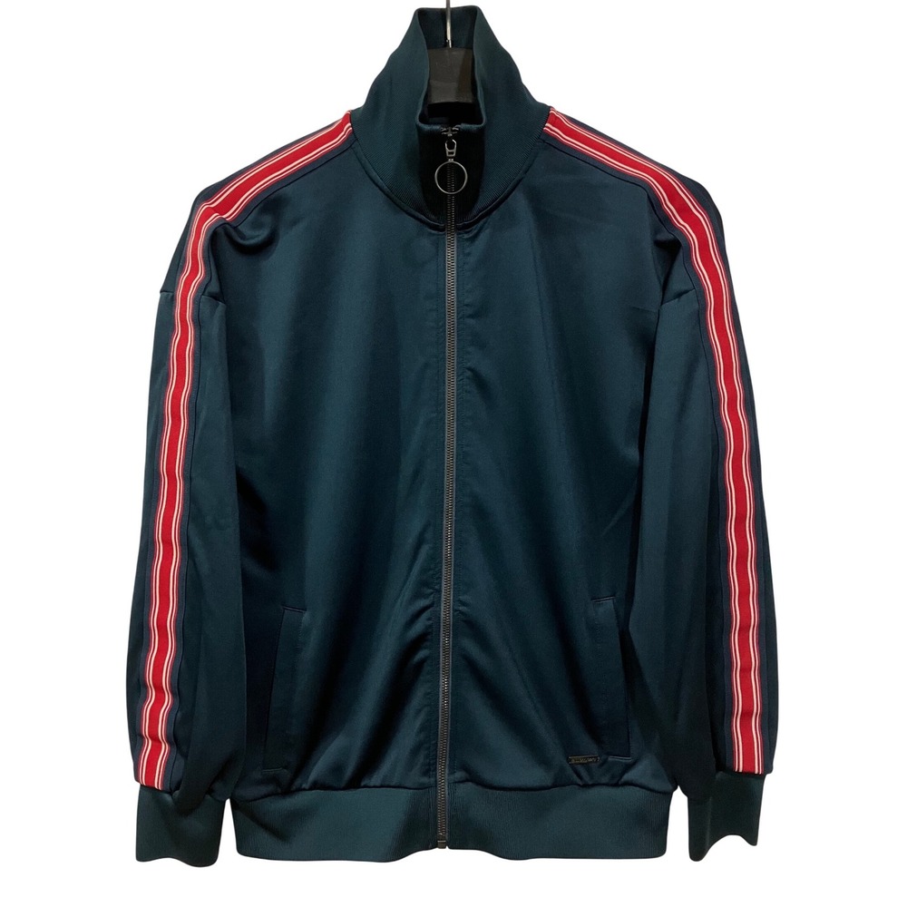 Sweaty Betty Track Jacket Red Stripe Zip Front Athletic Jacket XS